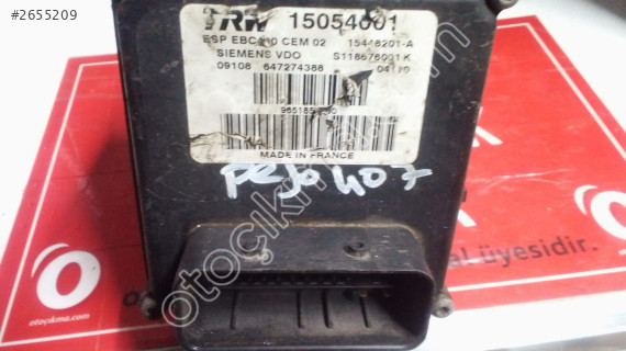 15054001 Peugeot 407 ABS Beyni 15448201-A