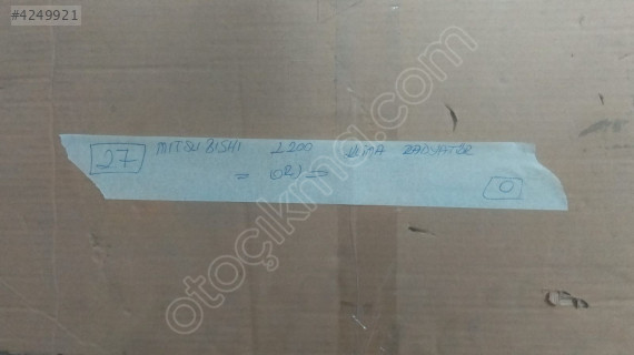 MİTSUBİSHİ L200 KLİMA RADYATÖRÜ.