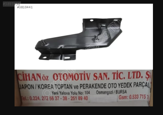 MİTSUBİSHİ L300/ H100 SAĞ-SOL ARKA TAMPON BRAKETİ 1997-2008