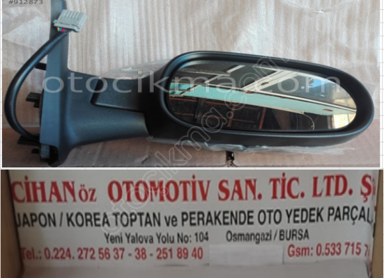 Nissan Micra K12 Sağ Ayna Isıtmalı 5 Fiş 2003 2010