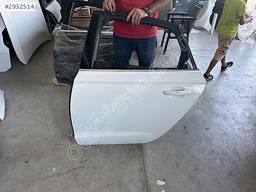 A6 sol arka kapı c7 beyaz orijinal