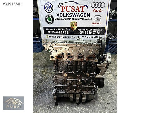 VOLKSWAGEN JETTA 1.6TDİ ÇIKMA MOTOR CAY KODLU 1.6DİZEL MOTOR
