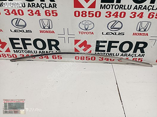 TOYOTA COROLLA SAĞ ÖN KAPI ÜST CITASI ÇIKMA ORİJİNAL 2019-2023