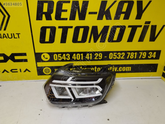 260602465R DACİA DUSTER 2 SOL FAR BEYAZ ÇİZGİLİ ORJ RENKAY OTO