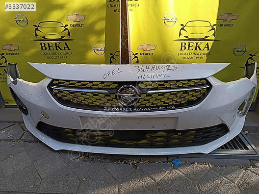 OPEL CORSA F ÖN TAMPON DOLU ÇIKMA ORJİNAL YEDEK PARÇA