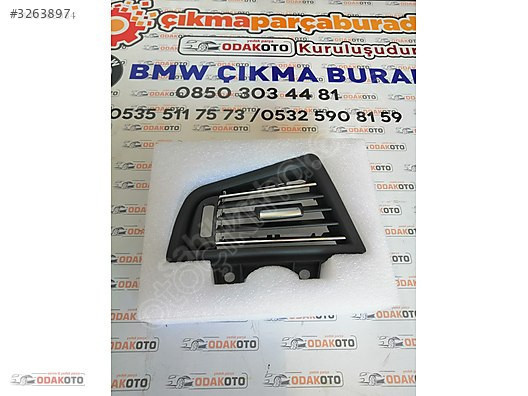 9166883 BMW F10 5 Serisi (KROM) Sıfır Klima Izgarası Sol