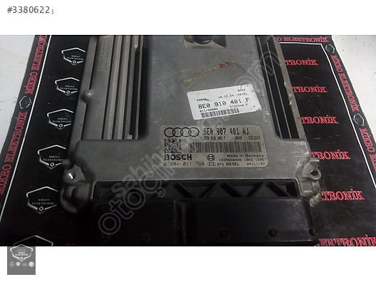 Audi A4 3.0 TDI Motor Beyni 8E0907401AJ - 0281012246