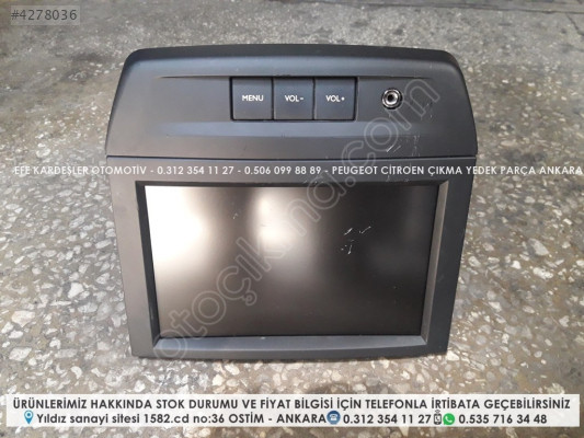 CİTROEN BERLİNGO ÇIKMA MULTİMEDYA TEYİP