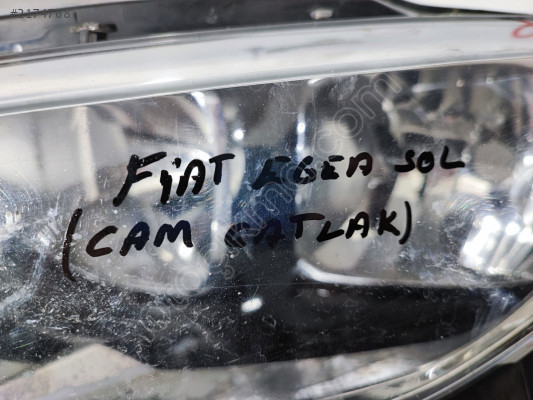 FİAT EGEA SOL FAR HASARLI CAM ÇATLAK