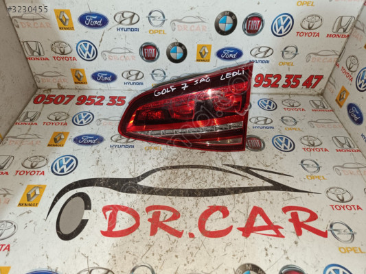 VOLKSWAGEN GOLF 7 SAĞ İÇ STOP LEDLİ ORJİNAL ÇIKMA 5G0945308F
