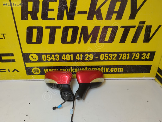 RENAULT CLİO 4 SAĞ SOL AYNA KIRMIZI ORJ ÇIKMA RENKAY KOCAELİ