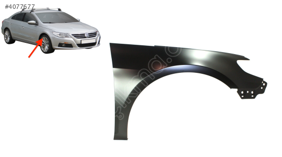 3C8821022 VW PASSAT CC 08-17 SAĞ ÇAMURLUK