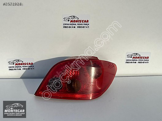 PEUGEOT 307 SAĞ STOP ORJİNAL ÇIKMA MONTECAR