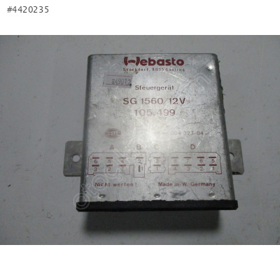 Mercedes W124 SG 1560/12V 105499 Isıtıcı Modülü Webasto 5HB004327