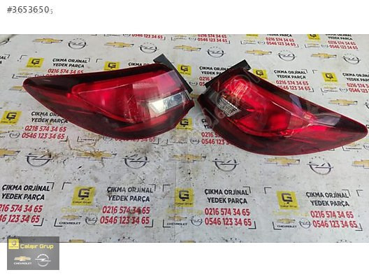OPEL ASTRA J SAĞ SOL STOP ÇIKMA SÖKME YEDEK PARÇA