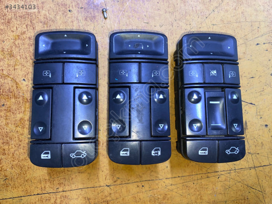 OPEL VECTRA C SOL ÖN CAM DÜĞMESİ DÖRTLÜ 09185952 CANCAN OPEL