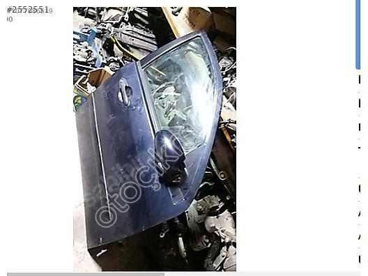 ford focus 1 sağ ön kapı dolu