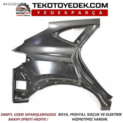 TUCSON ARKA ÇAMURLUK SAĞ SOL 2014 VE ÜZERİ / KAMPANYA