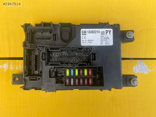 OPEL CORSA D BCM BEYNİ SÖKME 13382214 CANCAN OPEL