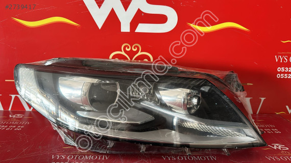 VW CC MERCEKLİ SAĞ ÖN FAR ORJ ÇIKMA OEM : 3C8941040A