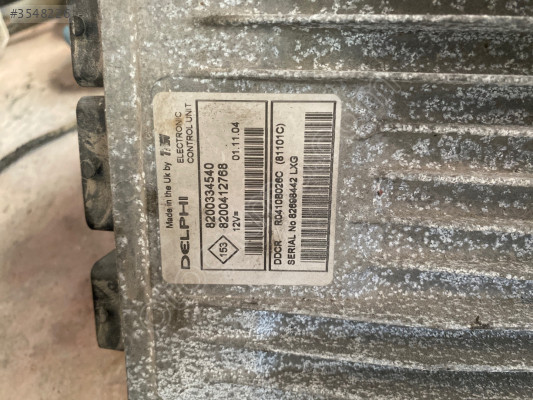 RENAULT CLİO MOTOR BEYNİ. 8200334540