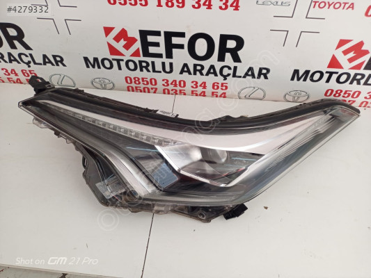 TOYOTA CHR ORJİNAL ÇIKMA SOL FAR