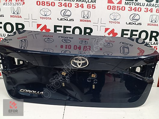 TOYOTA COROLLA BAGAJ KAPAK ORJİNAL ÇIKMA YEDEK PARÇA 22-24