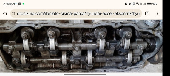 Hyundai Excel 1.5 eksantrik piyano mili
