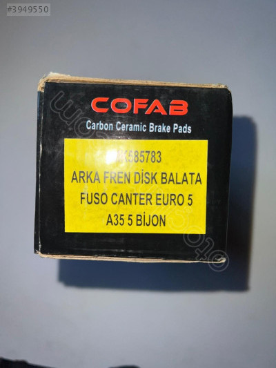 COFAB ARKA FREN BALATA MİTSUBİSHİ CANTER / MK585783