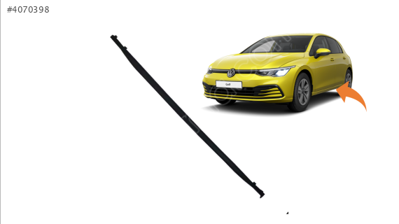 5H0853859C VW GOLF8 2020 MARŞPİYEL KAPLAMASI SOL ALT
