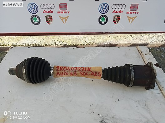 AUDİ A3 2012-2017 SOL AKS OEM 2k0407271k ÇIKMA SÖKME YEDEK PARÇA