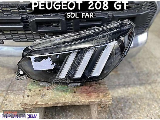 Orjinal Peugeot 208 GT Sol Ön Far - Eyupcan Oto Çıkma Par