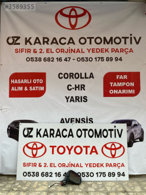 2020-2025 TOYOTA COROLLA CROSS ÇIKMA ORJİNAL SAĞ AYNA KOMPLE