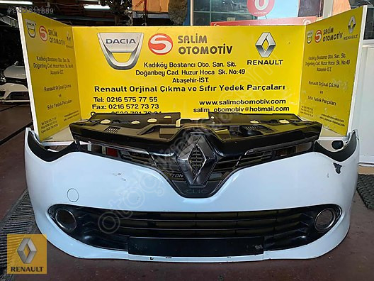 Renault Clio 4 için Orjinal Çıkma Ön Tampon ve Diğer Parçal