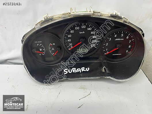 SUBARU İMPREZA KM SAATİ MONTECAR