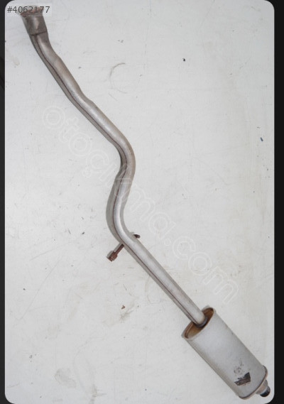 Peugeot 106 1.4 benzinli- egzoz susturucusu E12836A