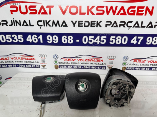 SKODA OCTAVİA ÇIKMA ORJİNAL DİREKSİYON AİRBAG 1Z0 880 201 AM