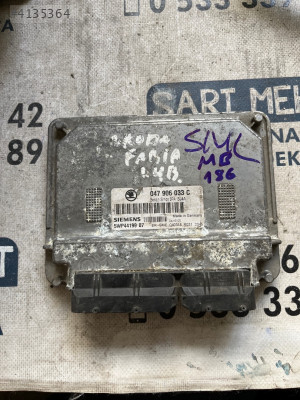 ÇIKMA SKODA FABIA 1.4MPI 047 906 033 C 047906033C MOTOR BEYNİ