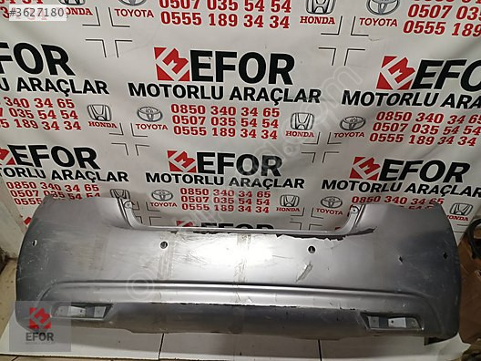 HONDA CİTY ARKA TAMPON ORJİNAL ÇIKMA YEDEK PARÇA 07-09