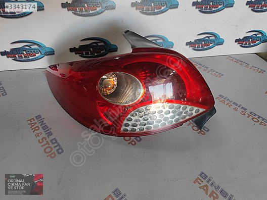 Peugeot 206 ledli sol stop binbir oto far stop Konya