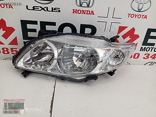 TOYOTA COROLLA ZRE151 SIFIR SOL FAR 07-09 OEM : 81170-12A60