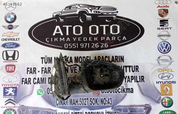 RENAULT MEGANE 4 ORJİNAL ÇIKMA SAĞ AYNA