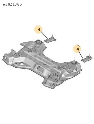 Peugeot rifter ön takım bağlantı sacı 9678850580