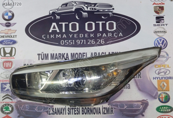 KİA CEED ORJİNAL ÇIKMA SOL FAR 2012 - 2016