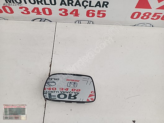 TOYOTA COROLLA ORJİNAL ÇIKMA SOL AYNA CAMI 01-02