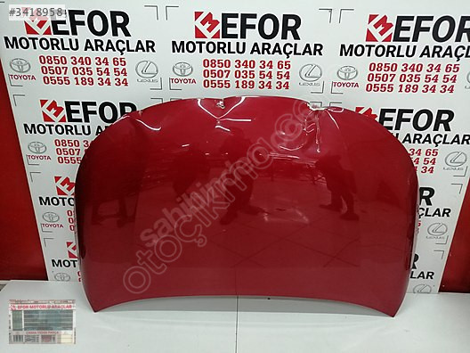 TOYOTA COROLLA H.B MOTOR KAPUTU ÇIKMA ORJİNAL YEDEK PARÇA