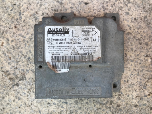 PEUGEOT 407 AIRBAG BEYNI 9655880880