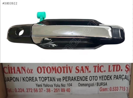 KİA CERATO DIŞ KAPI KOLU ÖN SAĞ-SOL 2002-2008 82660-3E051
