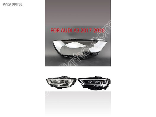 AUDİ A3 2015-2020 SOL FAR CAMI