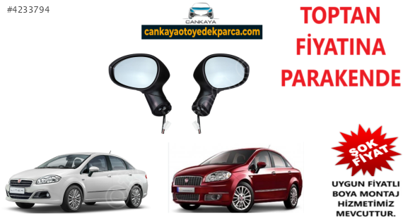 FİAT LİNEA/GRANDE PUNTO DIŞ DİKİZ AYNASI KOMPLE SIFIR ADET FİYAT